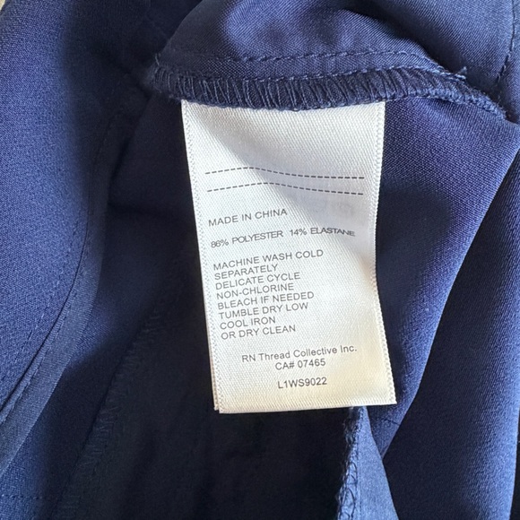 Laundry By Shelli Segal Royal Blue Women's Trousers Size 2 #1990 - Picture 4 of 4